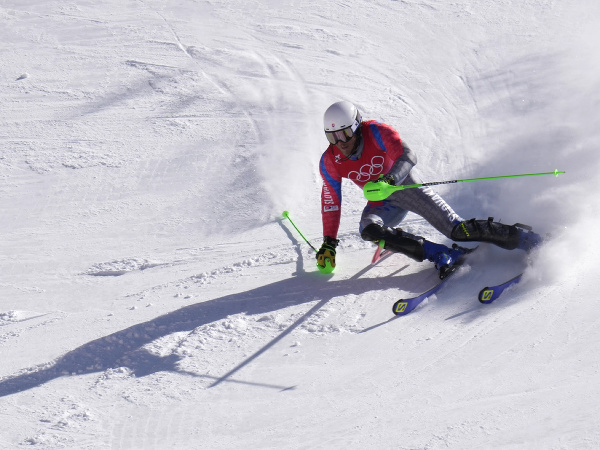 Na snímke slovenský slalomár