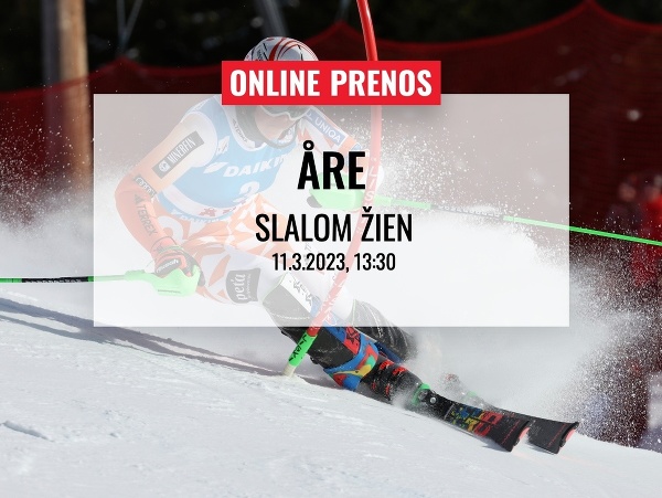 Druhé kolo slalomu žien v Åre