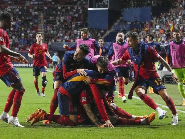 Španielska radosť po góle