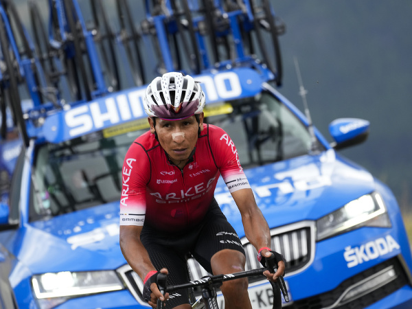 Kolumbijský cyklista Nairo Quintana počas Tour de France