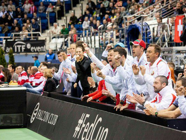 Viktoria Azarenková oslavovala postup bieloruského tímu