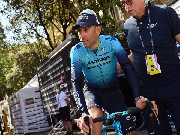 Taliansky cyklista Vincenzo Nibali po skončení piatej etapy Giro d'Italia