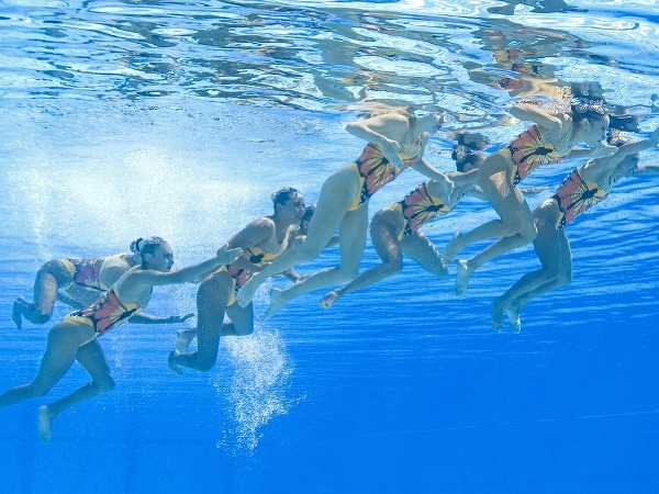 Mexické reprezentantky v synchronizovanom plávaní 