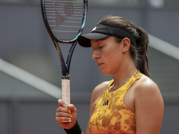 Americká tenistka Jessica Pegulová počas turnaja v Madride