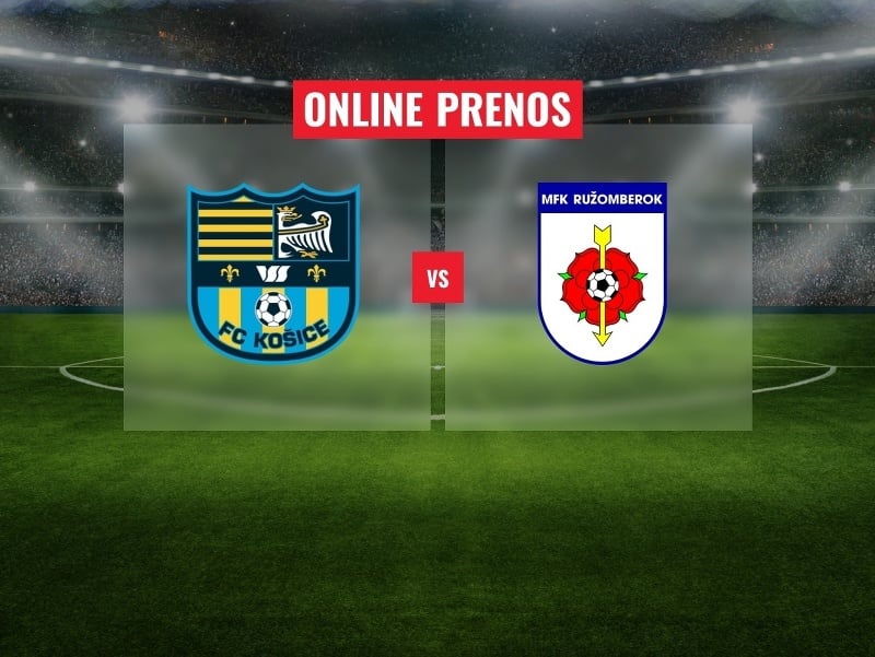 FC Košice – MFK Ružomberok: Online prenos zo zápasu 9. kola Niké ligy