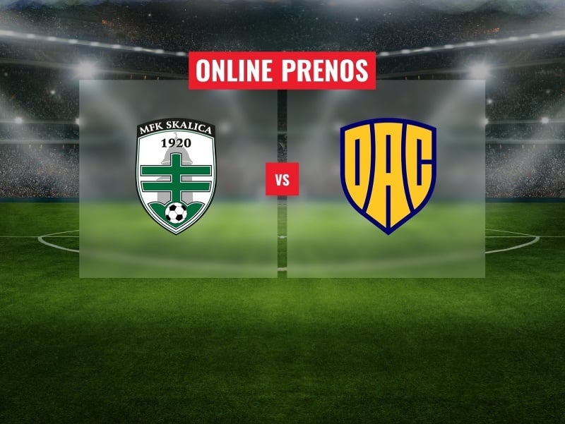 MFK Skalica – FC DAC 1904 Dunajská Streda: Online prenos zo 6. kola Niké ligy