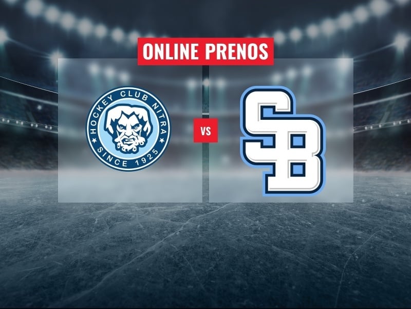 HK Nitra – HC Slovan Bratislava: Online prenos z mega šlágra a reprízy finále Tipsport ligy