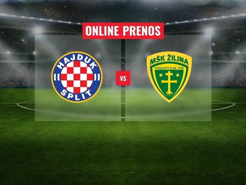 HNK Hajduk Split – MŠK Žilina: Online prenos z kvalifikácie Európskej ligy