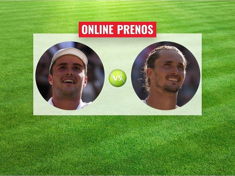 Arthur Fery – Alexander Zverev: Online prenos zo semifinále Wimbledonu 2026