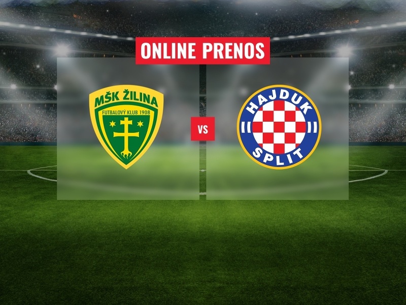MŠK Žilina – HNK Hajduk Split: Online prenos z odvety predkola Európskej ligy