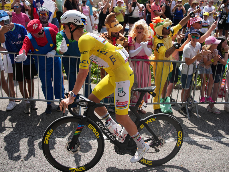 VIDEO Aj on je len človek: Fenomenálny Pogačar v 15. etape Tour našiel premožiteľa