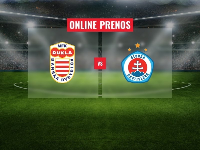 MFK Dukla Banská Bystrica – ŠK Slovan Bratislava: Online prenos z 1. kola Niké ligy