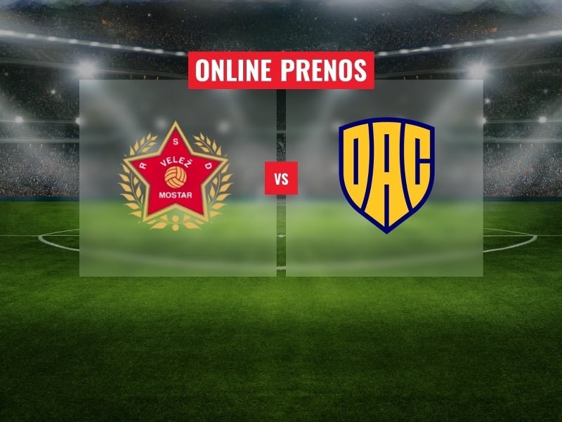 FK Velež Mostar – FC DAC 1904 Dunajská Streda: Online prenos z odvety Konferenčnej ligy