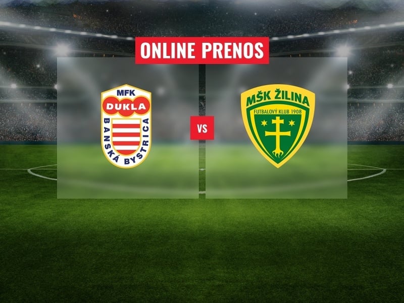 MFK Dukla Banská Bystrica – MŠK Žilina: Online prenos zo 4. kola Niké ligy