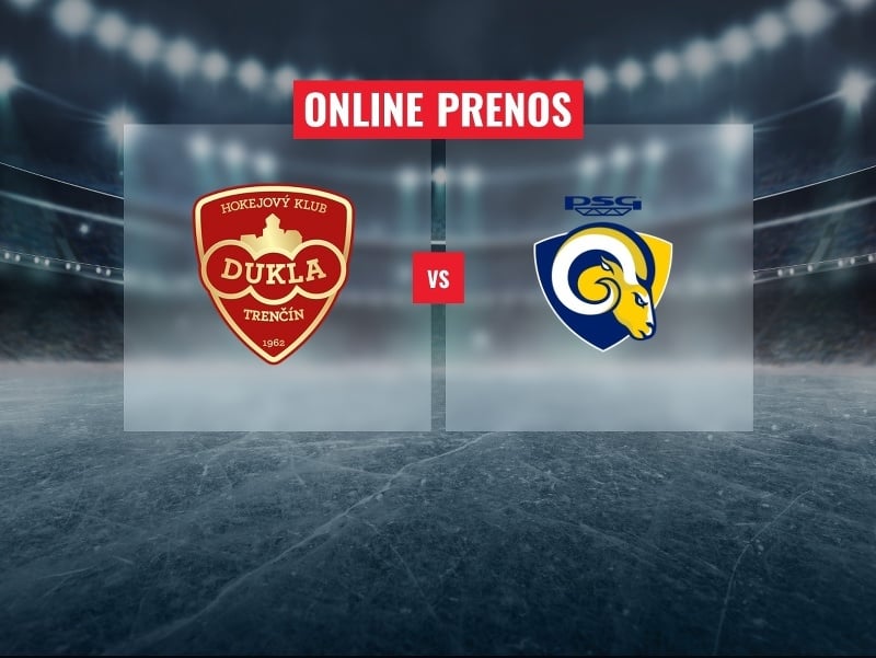 HK Dukla Trenčín – RI Okna Berani Zlín: Online prenos z hokejového prípravného zápasu