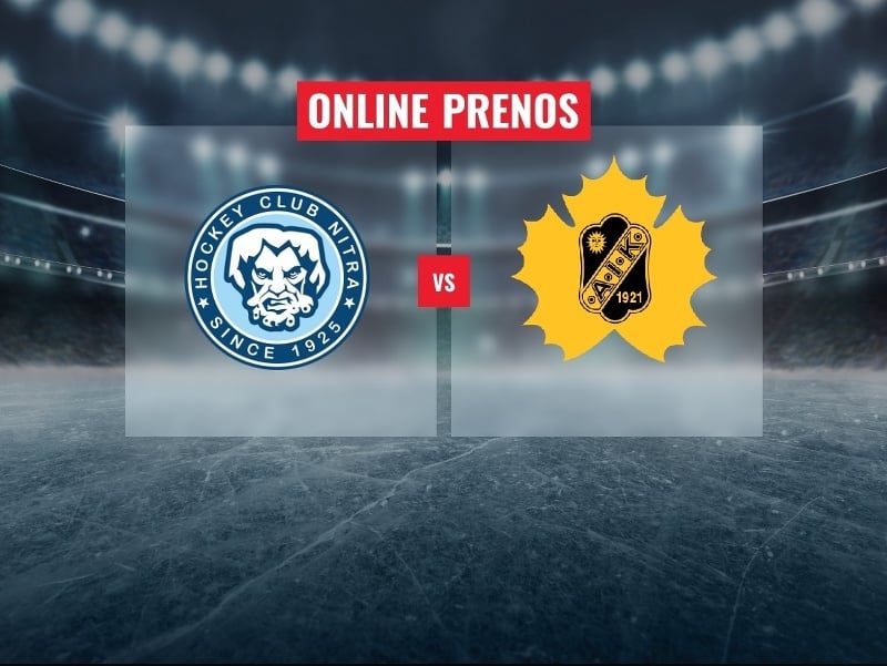 HK Nitra – AIK Skelleftea: Online prenos z prvého zápasu slovenského šampióna v Lige majstrov