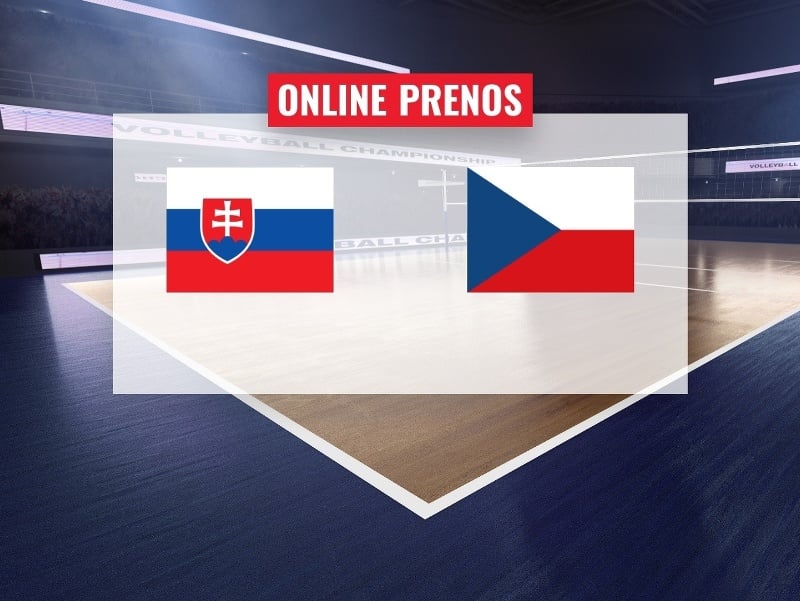 Slovensko – Česko: Online prenos z federálneho derby na ME vo volejbale mužov 2026