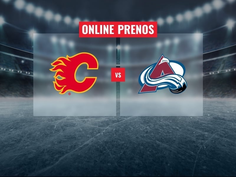 Slovenské trio proti gigantovi NHL: Online prenos zo zápasu Calgary Flames – Colorado Avalanche