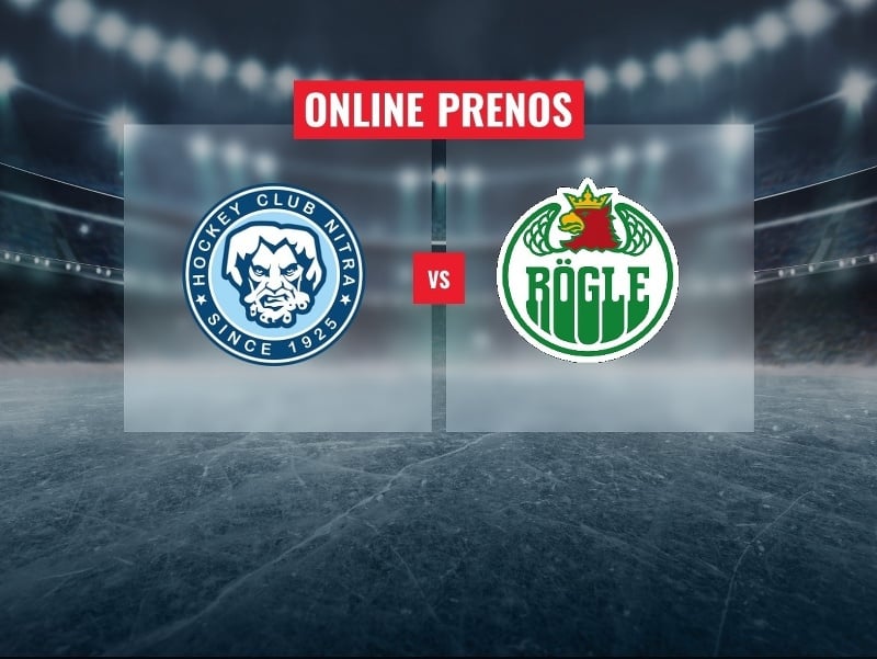 HK Nitra – Rögle BK: Online prenos z kľúčového zápasu v Lige majstrov
