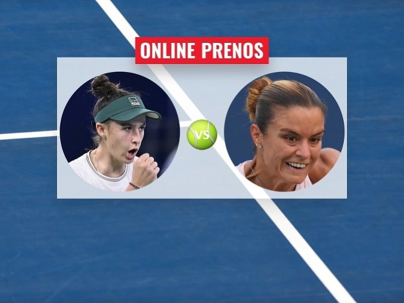 Mia Pohánková – Maria Sakkariová: Online prenos z osemfinále turnaja WTA 1000 vo Wu-Chane