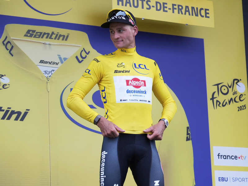 Držiteľ žltého dresu Mathieu van der Poel