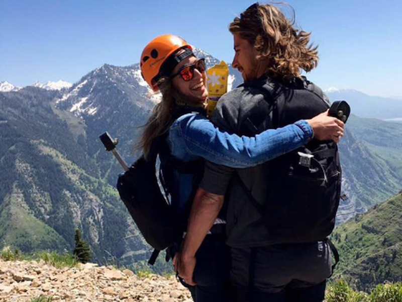 Peter Sagan a manželka Katka
