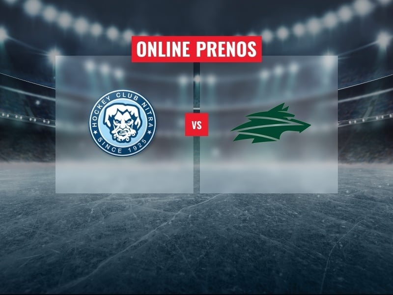 HK Nitra – Vlci Žilina: Online prenos zo šlágra 4. kola Tipsport ligy