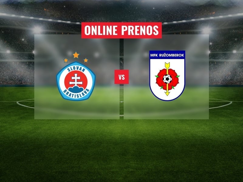 ŠK Slovan Bratislava – MFK Ružomberok: Online prenos zo 4. kola Niké ligy