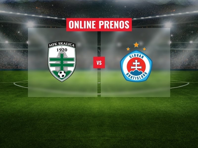MFK Skalica – ŠK Slovan Bratislava: Online prenos z 10. kola Niké ligy