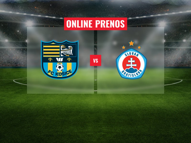FC Košice – ŠK Slovan Bratislava: Online prenos z 5. kola Niké ligy