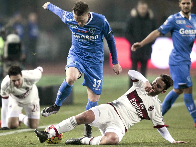 Piotr Zielinski a Andrea Bertolacci