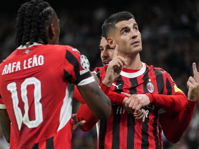 Alvaro Morata oslavuje gól