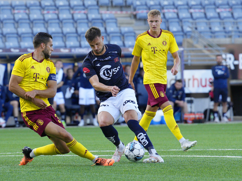 Dávid Hancko a Sondre Bjoersholunder
