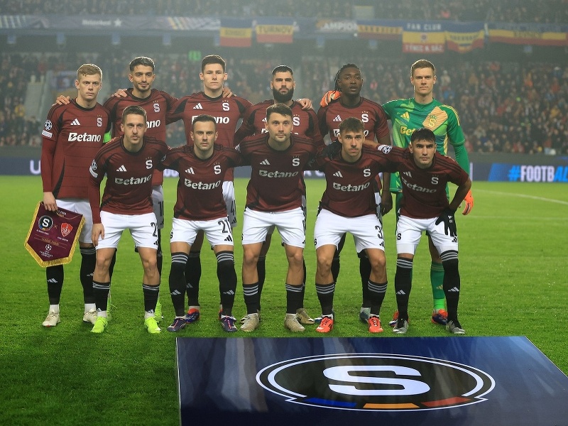 Futbalisti Sparty Praha pred zápasom Ligy majstrov