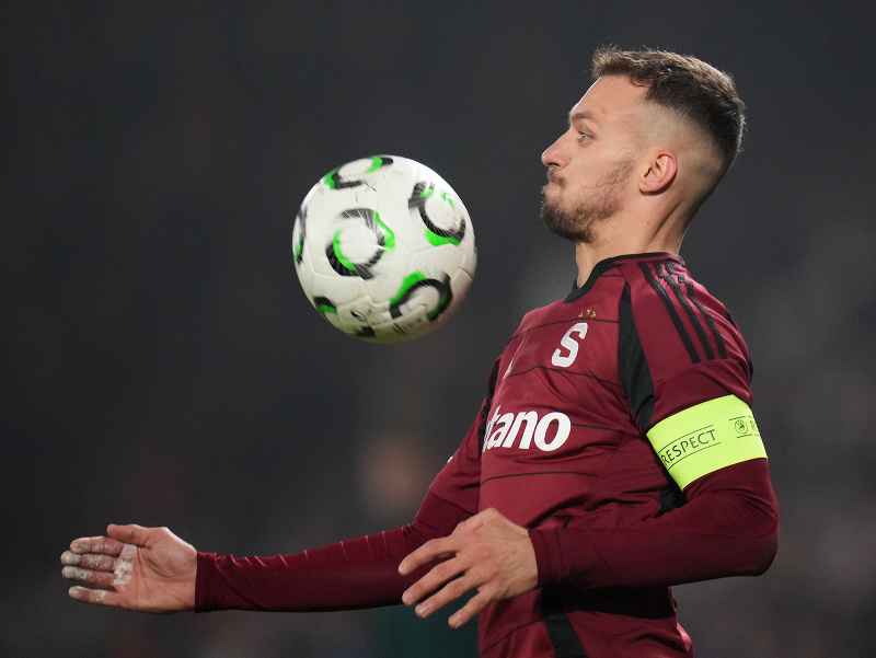 Slovenský futbalista Lukáš Haraslín zo Sparty Praha