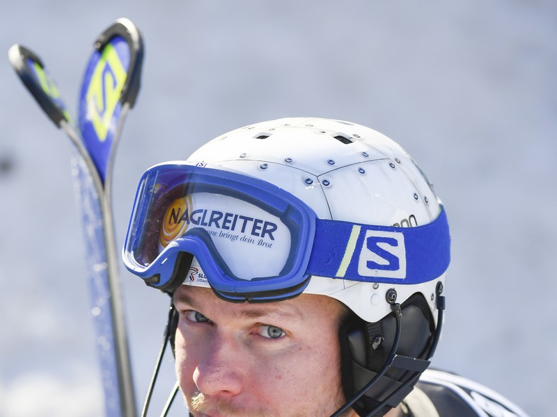 Na snímke slovenský lyžiar Adam Žampa