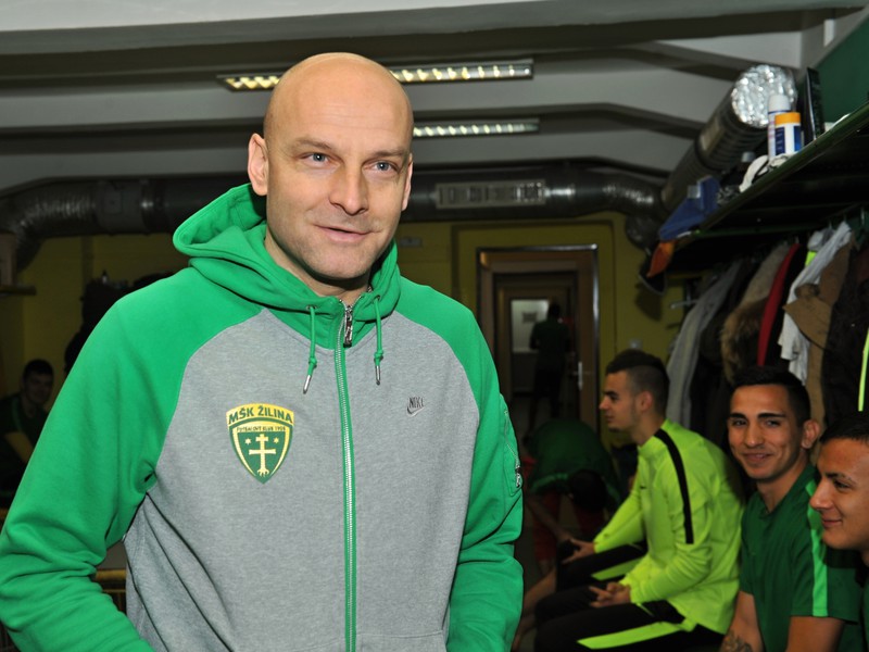 Tréner MŠK Žilina Adrián Guľa