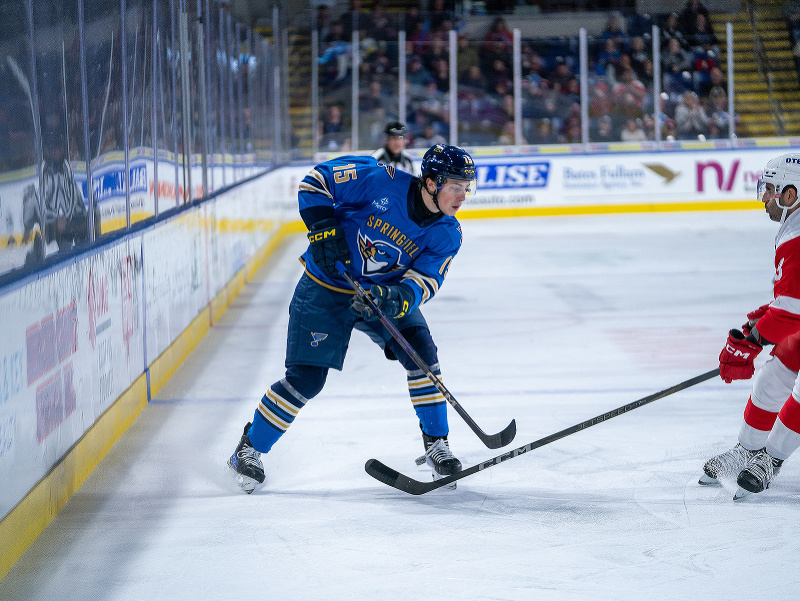 Dalibor Dvorský v drese Springfield Thunderbirds