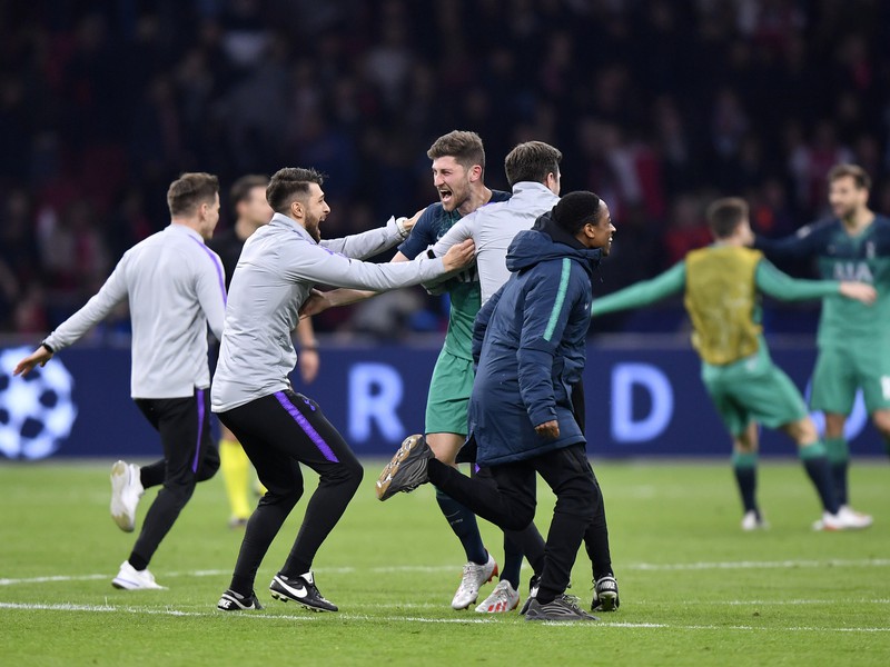 Obrovská radosť hráčov Tottenhamu z postupu do finále Ligy majstrov