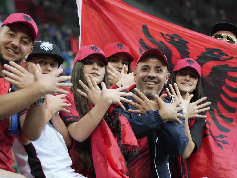 Fanúšikovia Albánska