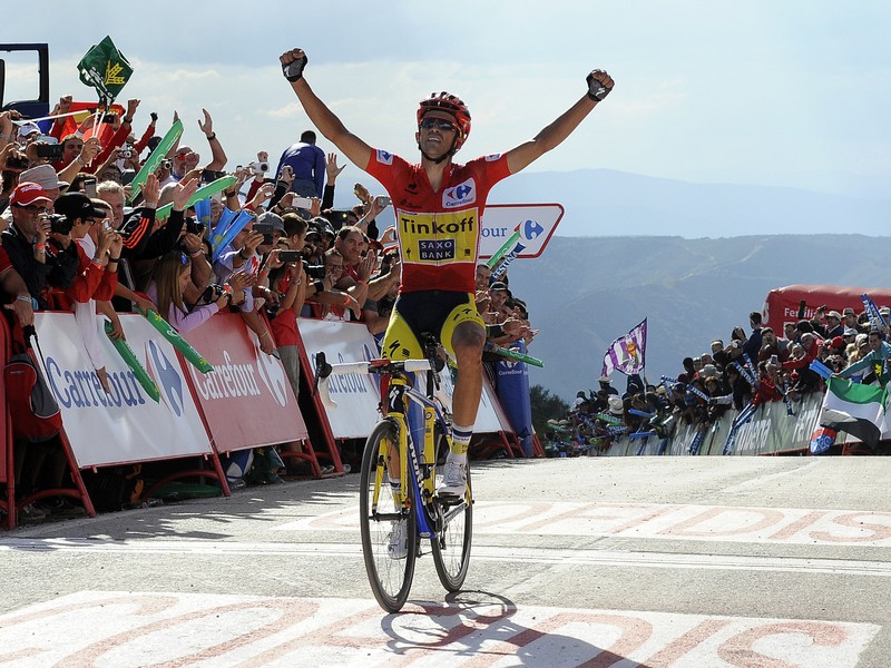 Alberto Contador po triumfe na Vuelte
