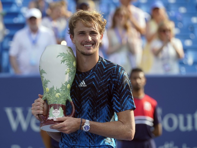 Nemecký tenista Alexander Zverev triumfoval na turnaji ATP Masters 1000 v Cincinnati