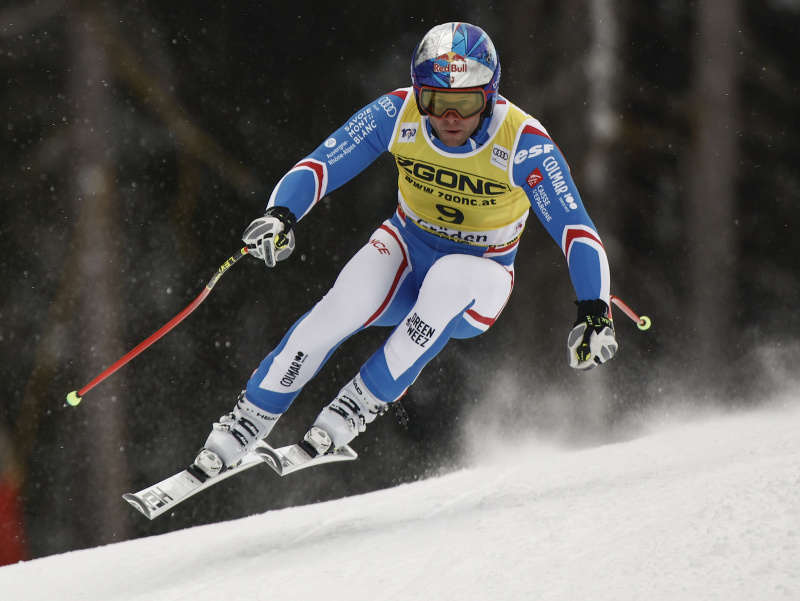 Francúzsky lyžiar Alexis Pinturault počas Super-G v dejisku Val Gardena