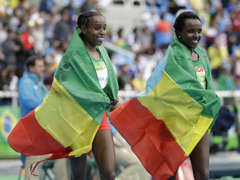 Etiópska atlétka Almaz Ayanová