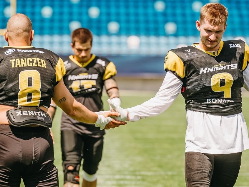 Americkí futbalisti v drese Nitra Knights