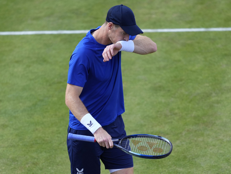 Zranený Andy Murray