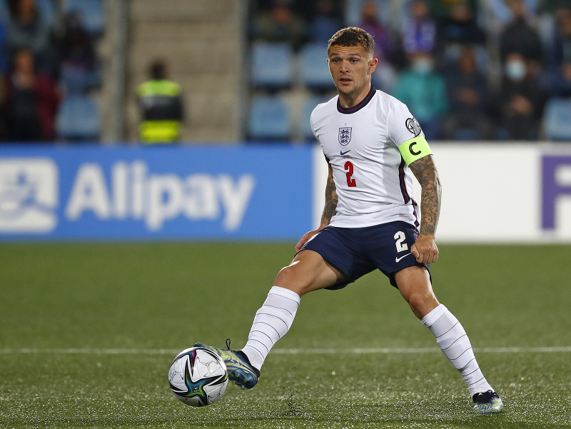 Kieran Trippier pri lopte