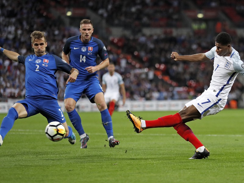 Marcus Rashford sa stal hrdinom Anglicka