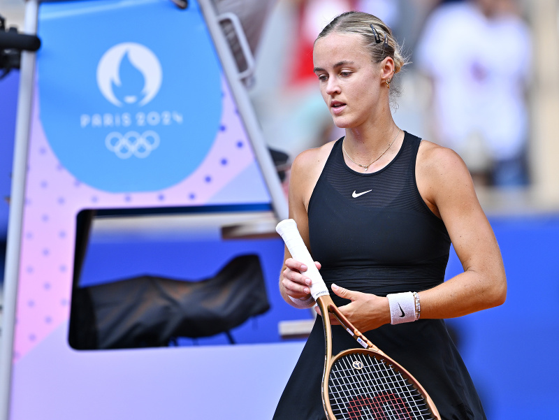 Na snímke slovenská tenistka Anna Karolína Schmiedlová