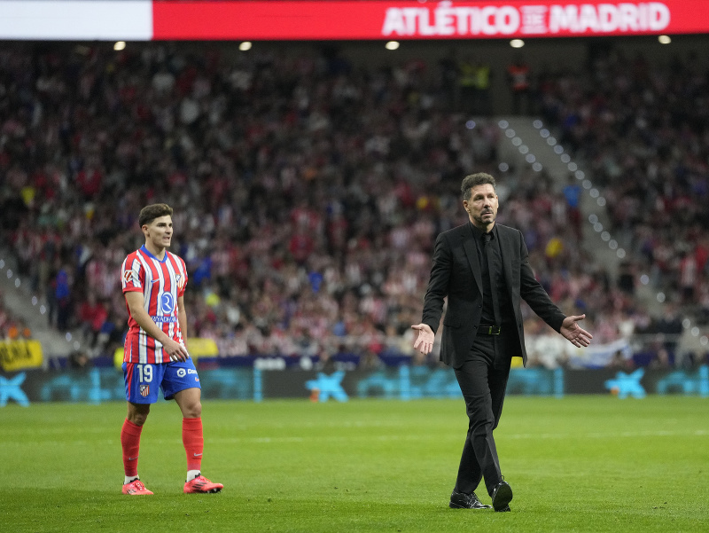 Manažér Altética Madrid Diego Simeone